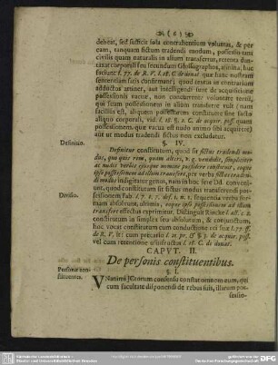 Caput II. De personis constituentibus