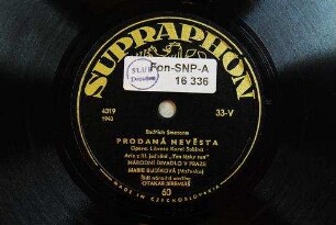 Prodaná nevěsta : Ten lásky sen / Bedřich Smetana; Libreto Karel Sabina