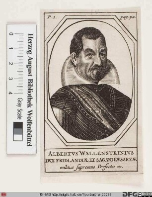 Bildnis Albrecht (Eusebius Wenzel) von Wallenstein (eig. Waldstein)