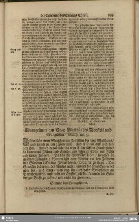 [Am Tage Matthaei des Apostels und Evangelisten]