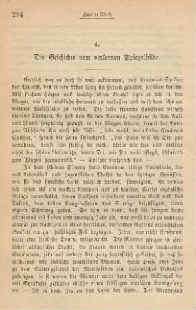 4. Die Geschichte vom verlornen Spiegelbilde