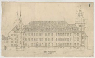 Thiersch, Friedrich von; Bad Berleburg (Nordrhein-Westfalen); Schloss, Umbau - Ansicht