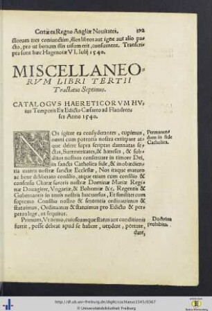 Tractatus VII-IX.