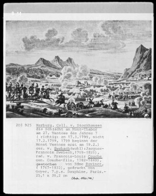 Die Schlacht am Mont-Thabor am 17.03.1799