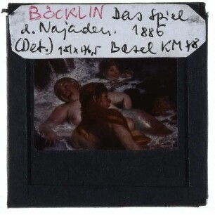 Böcklin, Spiel der Najaden : Detail
