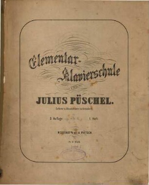 Elementar-Klavierschule, 1