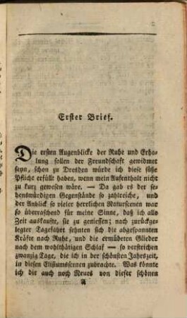 Vertraute Briefe zur Charakteristik von Wien, Erster Band