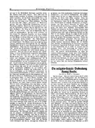 Die religiös-soziale Bedeutung Henry Fords