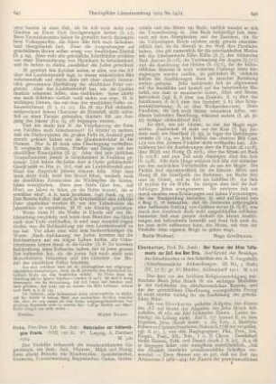 645-646 [Rezension] Jirku, Ant., Materialien zur Volksreligion Israels