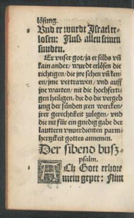 Der sibend bußpsalm.