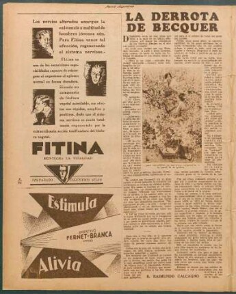 La derrota de becquer
