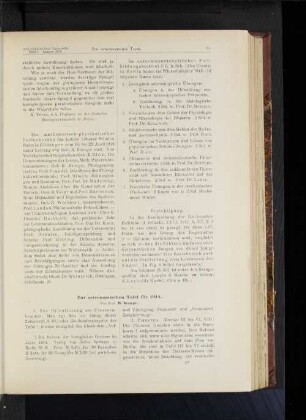 Zur astronomischen Tafel für 1914.
