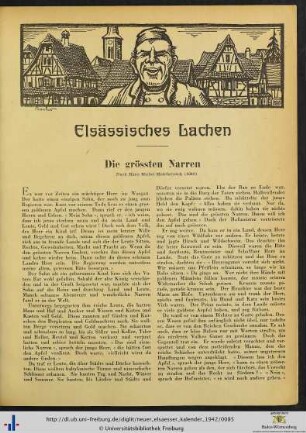 Elsässisches Lachen.