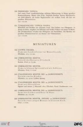 Miniaturen (Nr. 512-539)