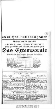 Das Extemporale