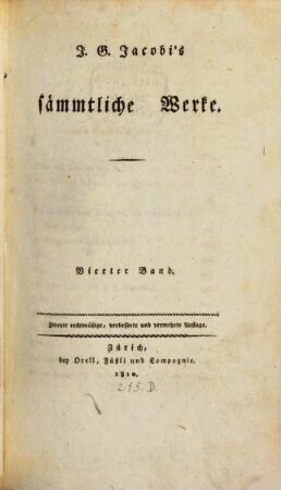 J. G. Jacobi's sämmtliche Werke, 4