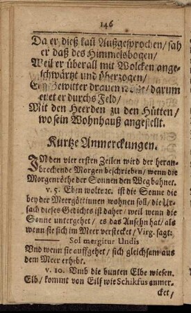 Kurtze Anmerckungen.