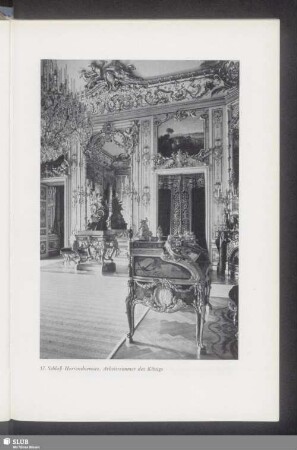 57. Schloß Herrenchiemsee. Arbeitszimmer des Königs
