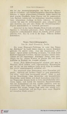 Neues Entwicklungspapier