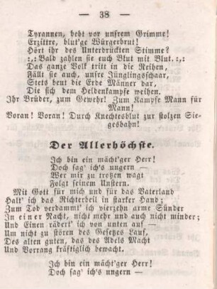 Der Allerhöchste