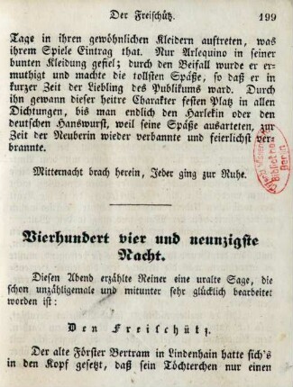 Vierhundert vier und neunzigste Nacht