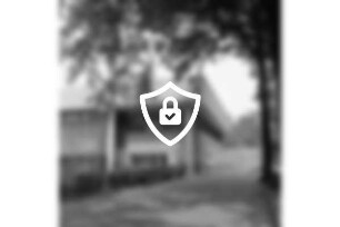 Stormarnhalle: Bürgerpark: hinten Treppenaufgang: vorn Weg, Hecke und Baum