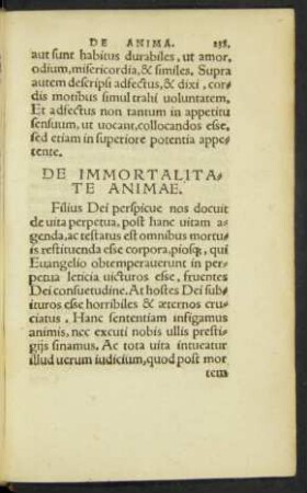 De Immortalitate Animae.