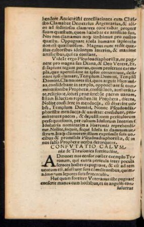 Confutatio Calumniae de Thrasonica fortitudine.