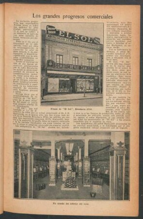 Los grandes progresos comerciales