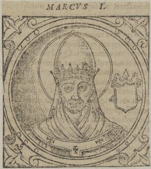 Bildnis von Papst Marcvs I.