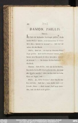 Damon. Phillis.