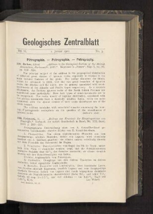 1. Januar 1912. No. 3.