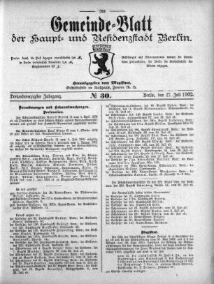 1902,30: No. 30, 27. Juli 1902