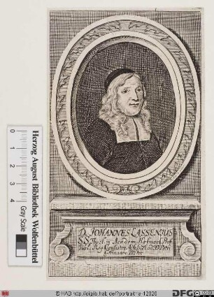 Bildnis Johannes Lassenius