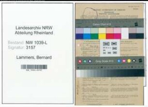 Entnazifizierung Bernard Lammers , geb. 03.04.1895 (Beamter)