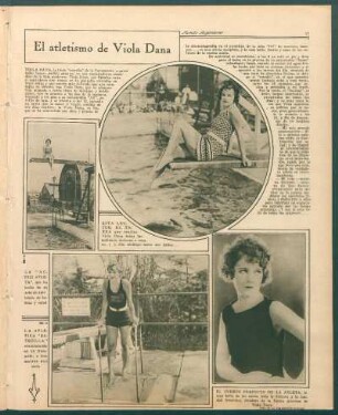 El atletismo de Viola Dana [Fotografías]