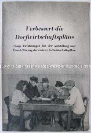 Illustrierte Schrift zur Agrarpropaganda der Nationalen Front