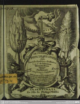 De testamento principi, aut comiti oblato : tractatio analytico-synthetica l. 19. c. de testament. theoriam et praxin ostendens