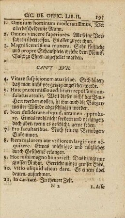 Caput XVII.