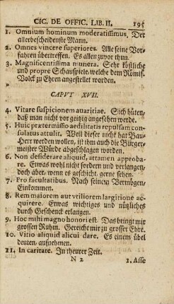 Caput XVII.