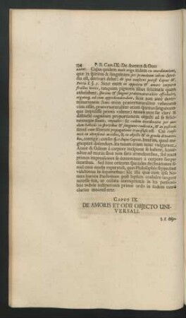 Caput IX. De Amoris Et Odii Obiecto Universali.