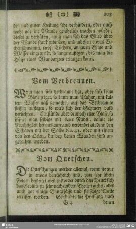Vom Quetschen