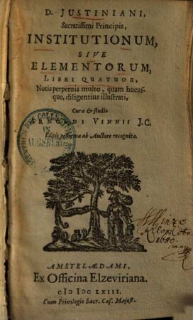 Institutionum sive elementorum libri quatuor