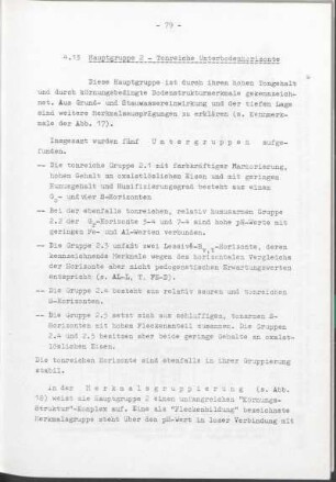 4.13 Hauptgruppe 2 - Tonreiche Unterbodenhorizonte