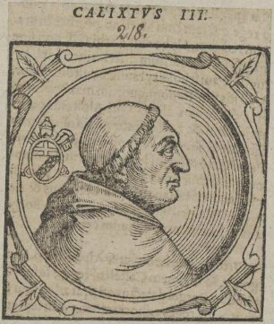 Bildnis von Papst Calixtus III.