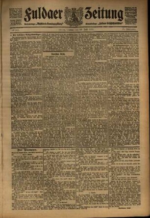 Ausgabe vom Montag, den 18. Juli 1910.