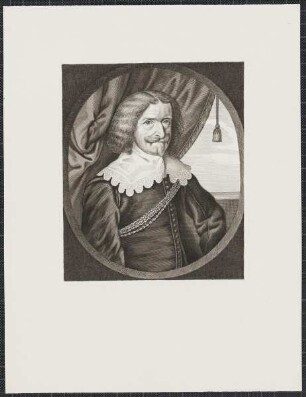 Icones Professorum Marpurgensium — Bildnis des Johann Peter Lotichius (1598-1669)