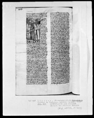Die Legenda Aurea — Legende der heiligen Cäcilie, Folio 187verso