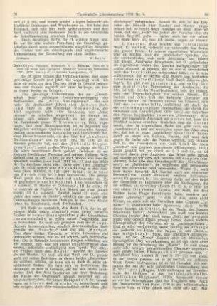 81-87 [Rezension] Delehaye, Hippolyte, Sanctvs [Sanctus]