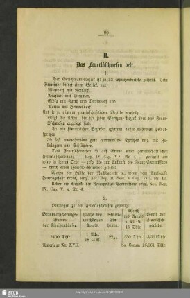 H. Das Feuerlöschwesen betr.